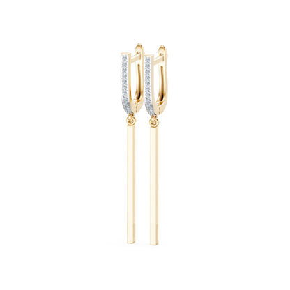 Minimalism Earring, 0.13 ct — 102-10129/3