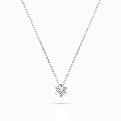 Solitaire Necklace (Round), 0.1 ct — 104-10003(3.0)