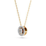 Illusion Necklace (Round), 0.03 ct — 104-10002(2.0)