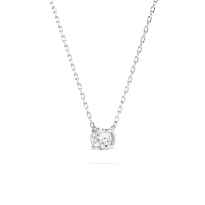 Solitaire Necklace (Round), 0.2 ct — 104-10040(3.7)