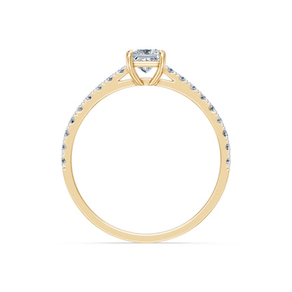 Solitaire Eternity Ring, 0.3 ct — 101-10191(0.30)PR