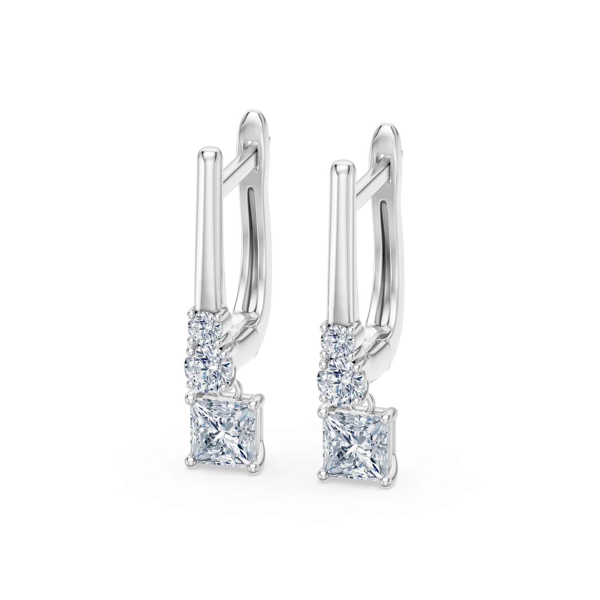 Solitaire Eternity Earring, 0.6 ct — 102-10143(0.30)PR