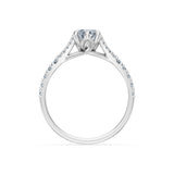 Marquise Lab Grown Diamond Micro Pave Eternity Ring 1.0ct by Qutahia Jewellery