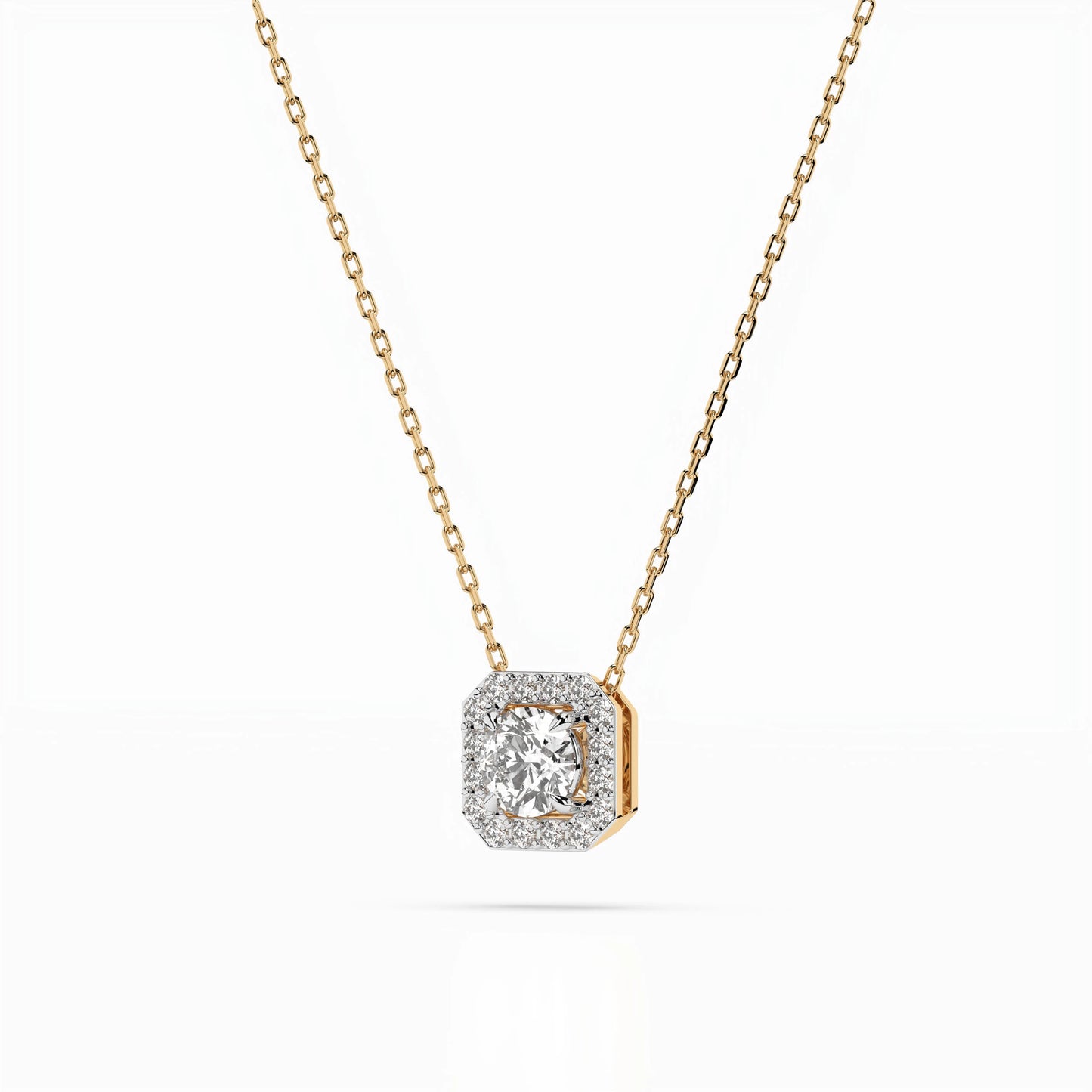 Solitaire Eternity Necklace (Round), 0.2 ct — 104-10042(3.7)