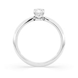 Solitaire Diamond Ring Round 0.25ct by Qutahia Jewellery