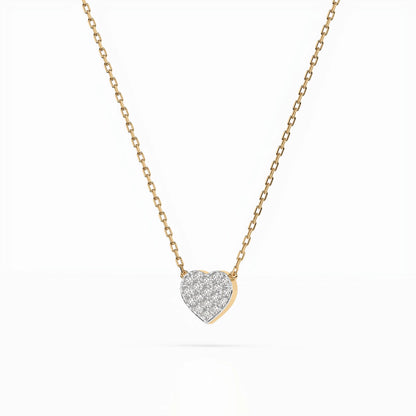 Illusion Necklace (Round), 0.09 ct — 104-10059