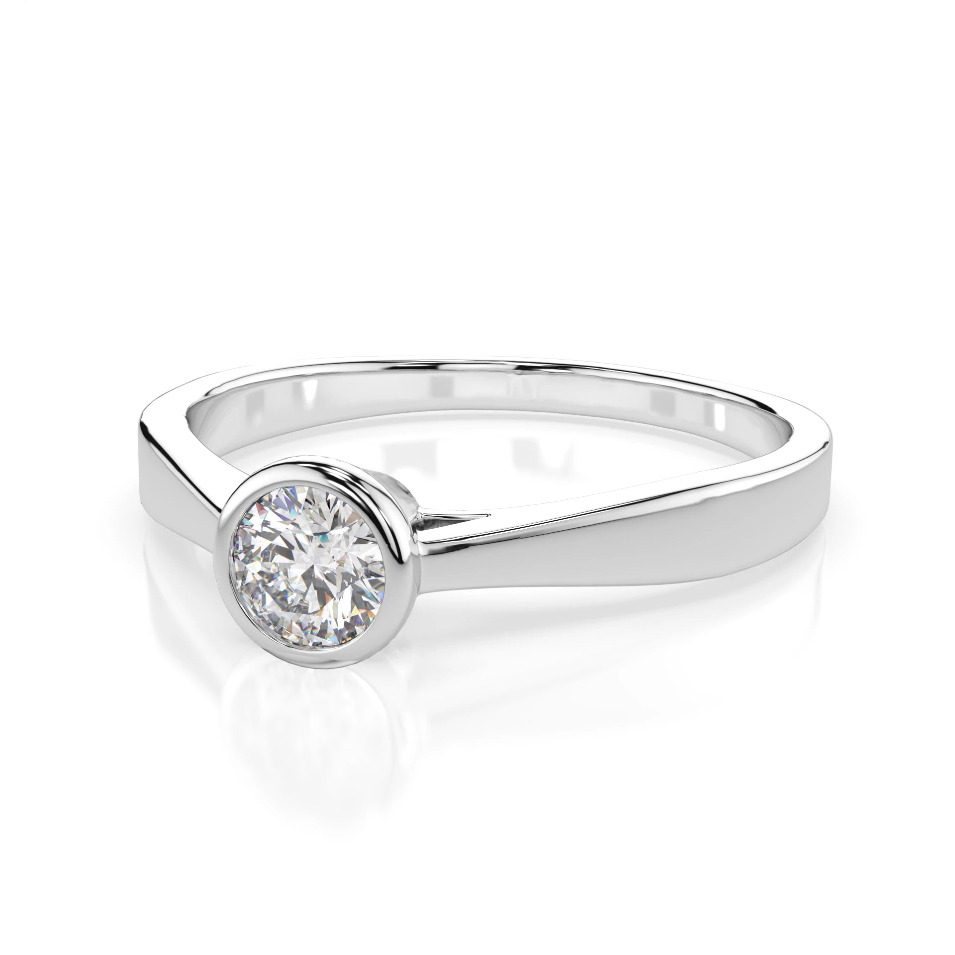 Solitaire Ring (Round), 0.2 ct — 101-10010(3.7)