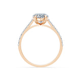 Marquise Lab Grown Diamond Slim Pave Eternity Ring 2.0ct by Qutahia Jewellery