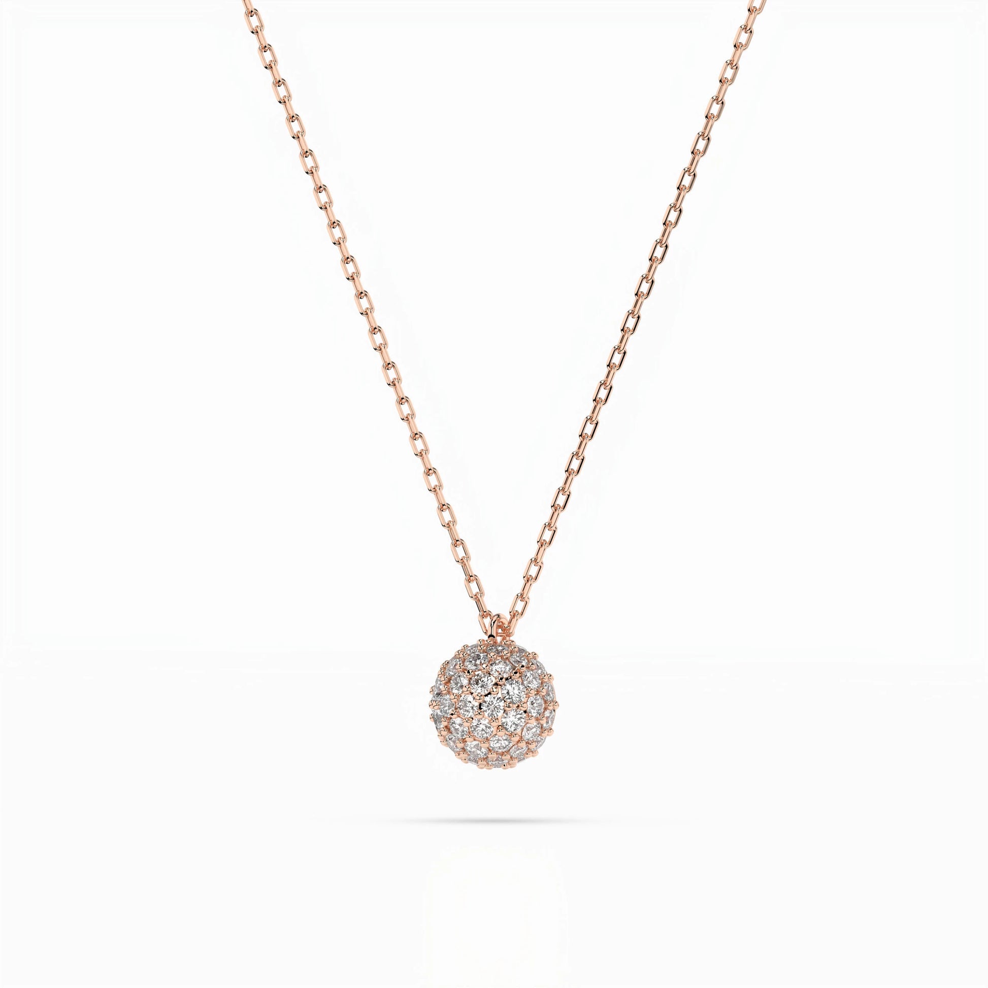 Illusion Necklace (Round), 0.23 ct — 104-10065