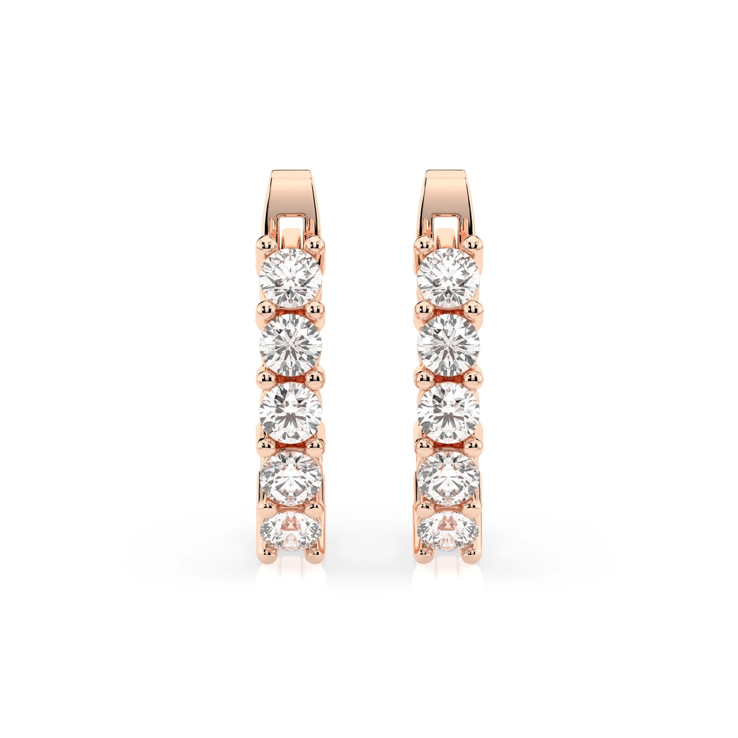 Eternity Earring (Round), 0.6 ct — 102-10098(2.5)
