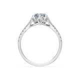 Marquise Lab Grown Diamond Micro Pave Eternity Ring 2.0ct by Qutahia Jewellery