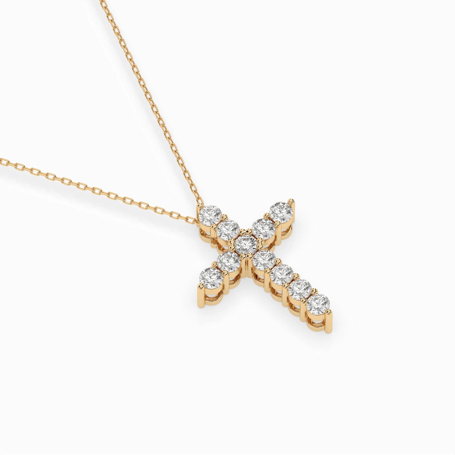 Minimalism Necklace (Round), 1.1 ct — 104-10039(3.0)