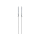 Small Diamond Earrings Round Brilliant 0.13ct by Qutahia Jewellery