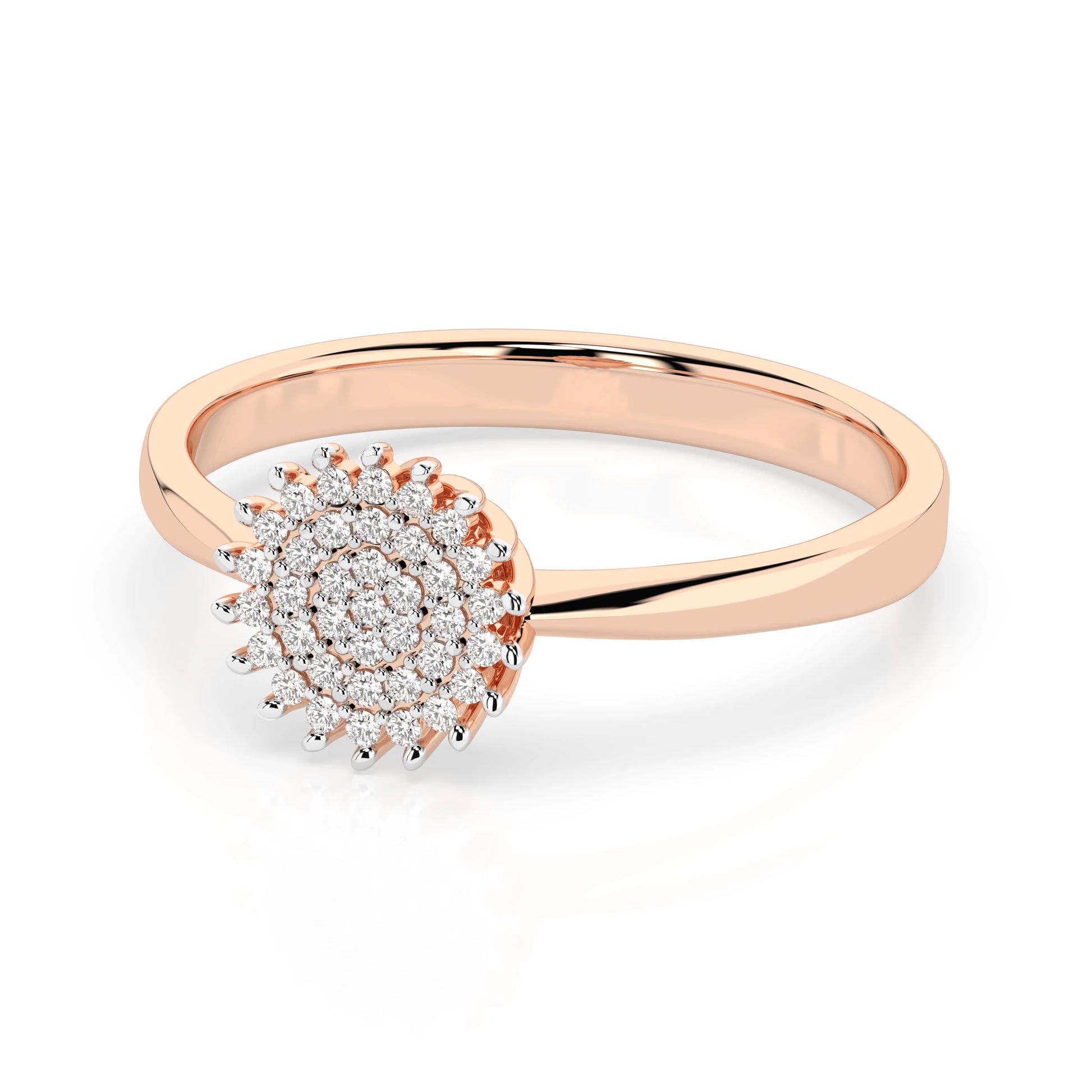 Illusion Ring (Round), 0.15 ct — 101-10171