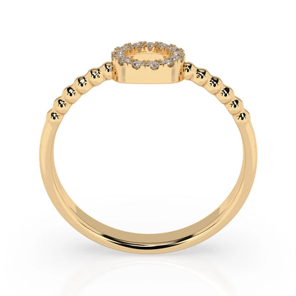 Minimalism Ring (Round), 0.08 ct — 101-10055