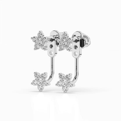 Illusion Earring (Round), 0.25 ct — 102-10195/1