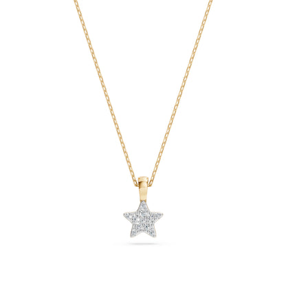 Minimalism Necklace (Round), 0.03 ct — 104-10077