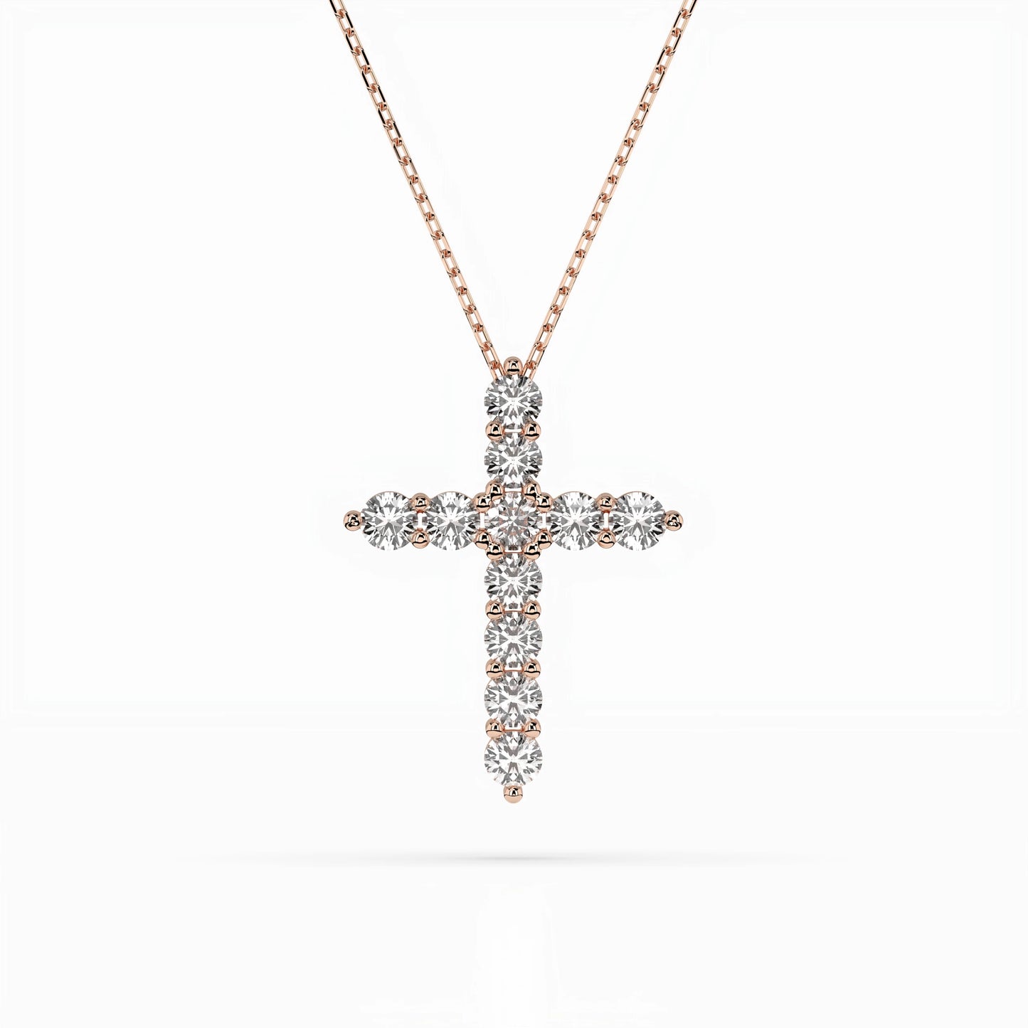 Minimalism Necklace (Round), 1.65 ct — 104-10039(3.4)