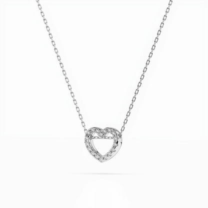 Minimalism Necklace (Round), 0.09 ct — 104-10051