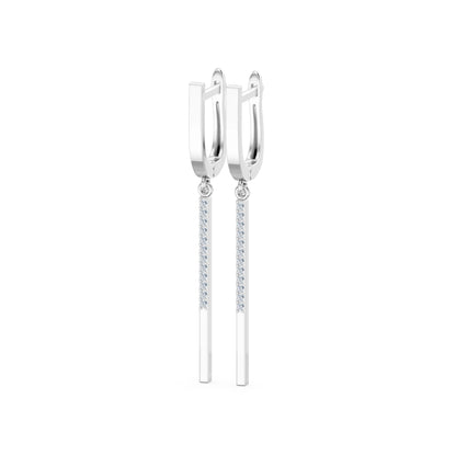 Minimalism Earring, 0.14 ct — 102-10129/6