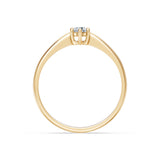 Round Brilliant Diamond Classic Solitaire Engagement Ring 0.2ct by Qutahia Jewellery
