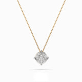 Diamond Eternity Necklace Round 0.06ct by Qutahia Jewellery