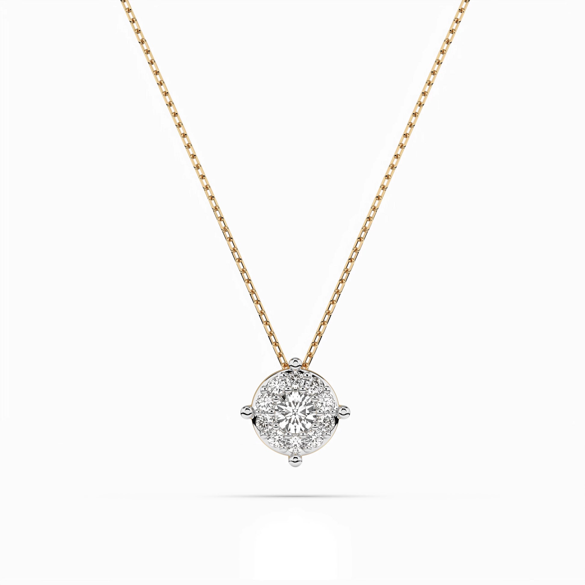 Solitaire Eternity Necklace (Round), 0.06 ct — 104-10001(2.5)