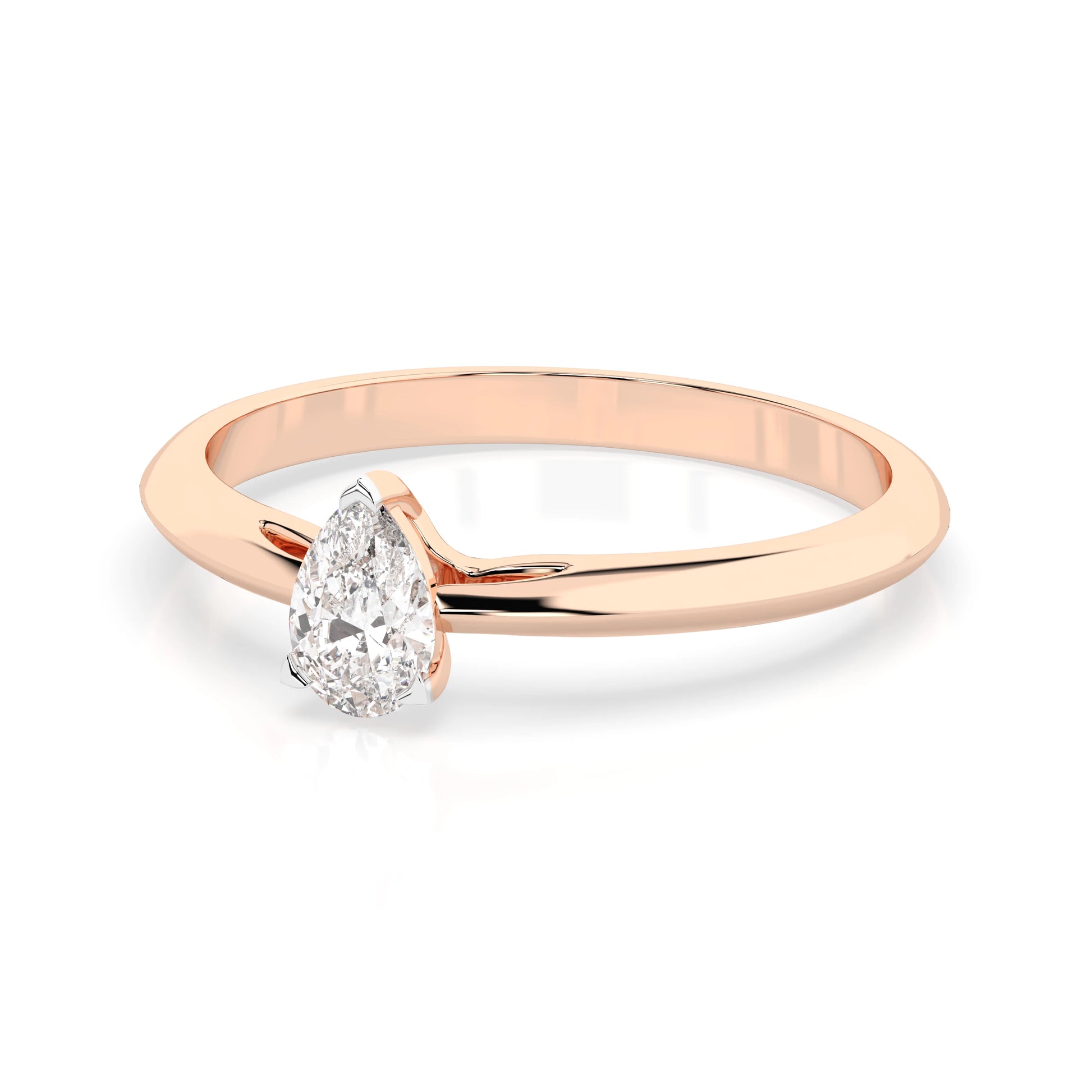 Solitaire Ring (Pear), 0.3 ct — 101-10190(0.30)PAR