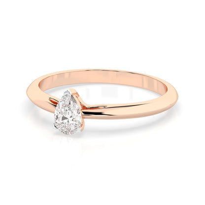 Solitaire Ring (Pear), 0.3 ct — 101-10190(0.30)PAR