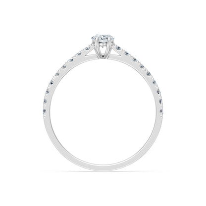Solitaire Eternity Ring, 0.3 ct — 101-10191(0.30)PAR