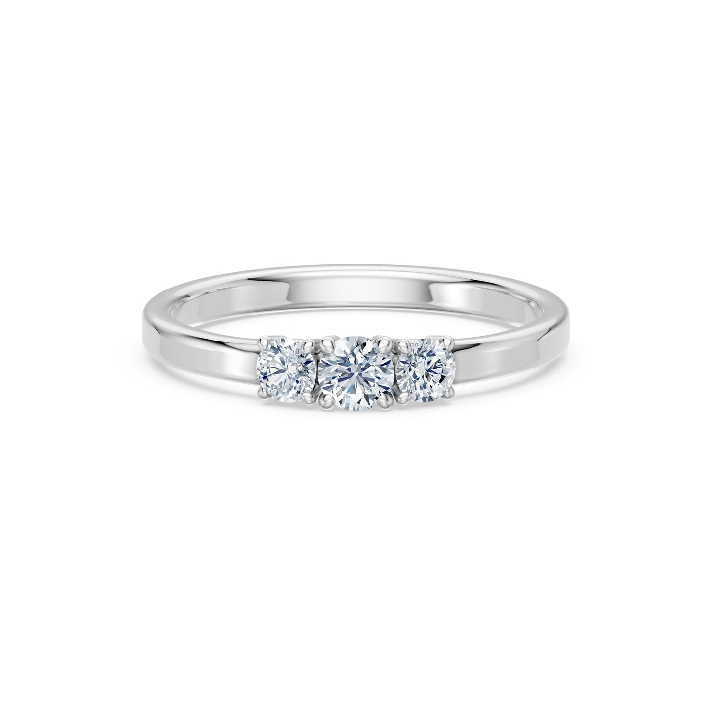 Solitaire Eternity Ring, 0.15 ct — 101-10127