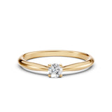Solitaire Ring (Round), 0.2 ct — 101-10021(3.7)