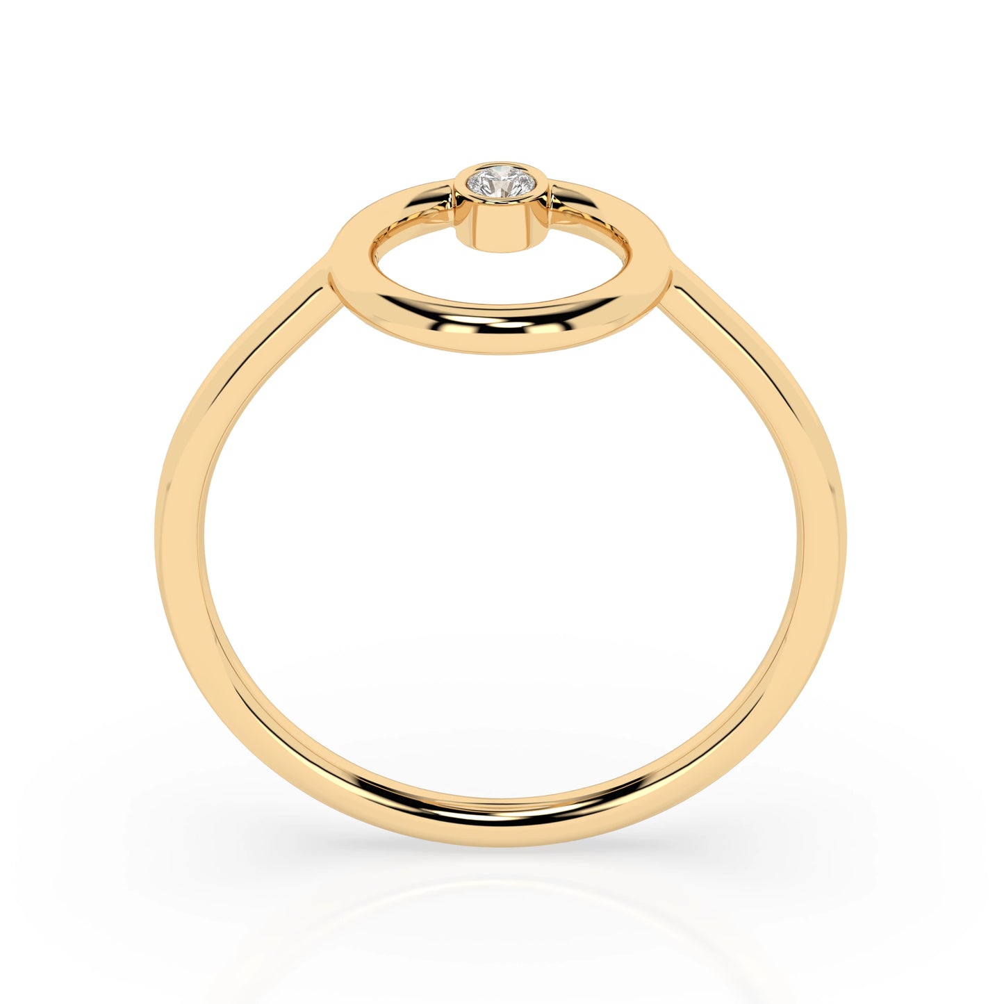 Minimalism Ring (Round), 0.03 ct — 101-10170
