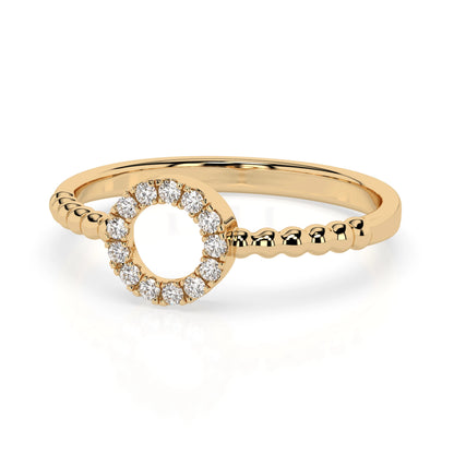 Minimalism Ring (Round), 0.08 ct — 101-10055
