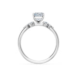 Emerald Lab Grown Diamond Classic Pave Eternity Ring 1.5ct by Qutahia Jewellery