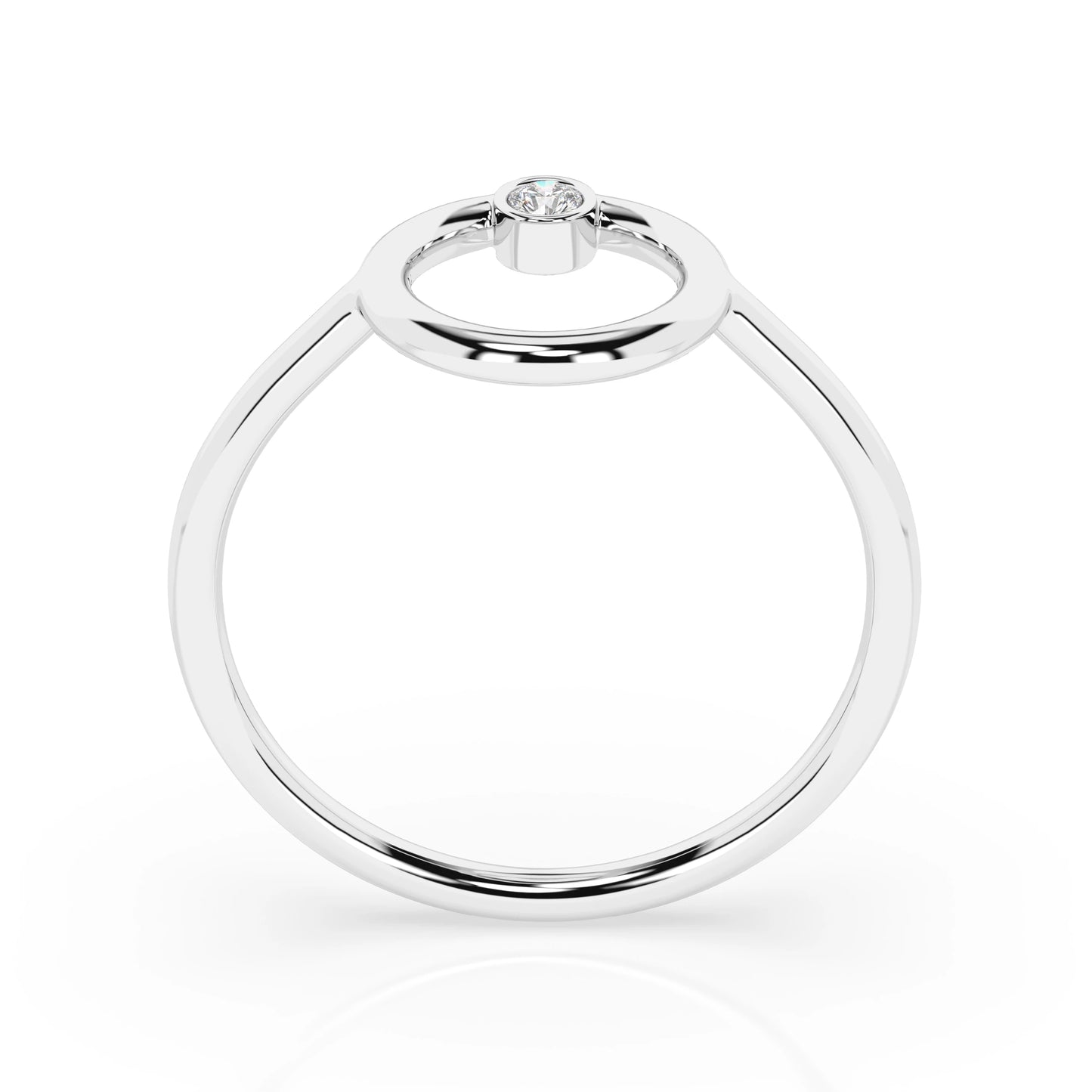 Minimalism Ring (Round), 0.03 ct — 101-10170