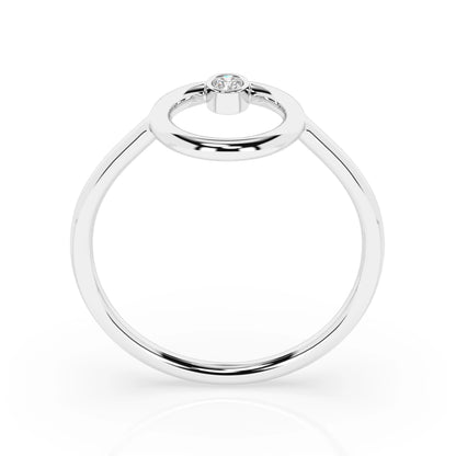 Minimalism Ring (Round), 0.03 ct — 101-10170