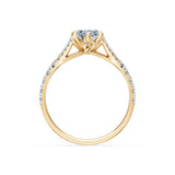 Marquise Lab Grown Diamond Micro Pave Eternity Ring 1.5ct by Qutahia Jewellery