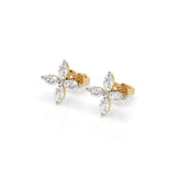 Illusion Diamond Earrings Marquise 0.8ct by Qutahia Jewellery