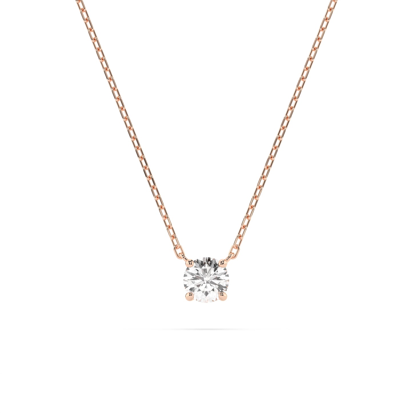 Solitaire Necklace (Round), 0.1 ct — 104-10040(3.0)