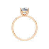 Cushion Lab Grown Diamond Solitaire Engagement Ring 2.0ct by Qutahia Jewellery