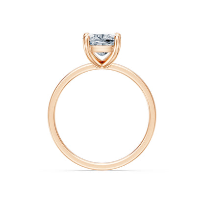 Cushion Lab Grown Diamond Solitaire Engagement Ring 2.0ct by Qutahia Jewellery
