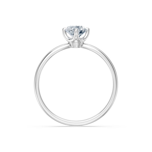 Solitaire Ring, 0.4 ct — 101-10041(4.7)