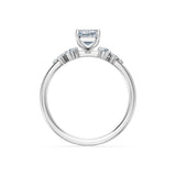 Emerald Lab Grown Diamond Classic Pave Eternity Ring 1.0ct by Qutahia Jewellery
