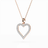 Minimalism Necklace (Round), 0.31 ct β 104-10060