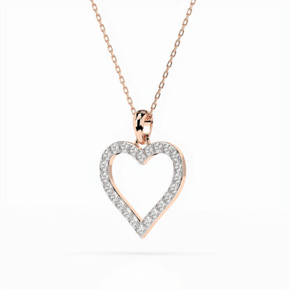 Minimalism Necklace (Round), 0.31 ct — 104-10060