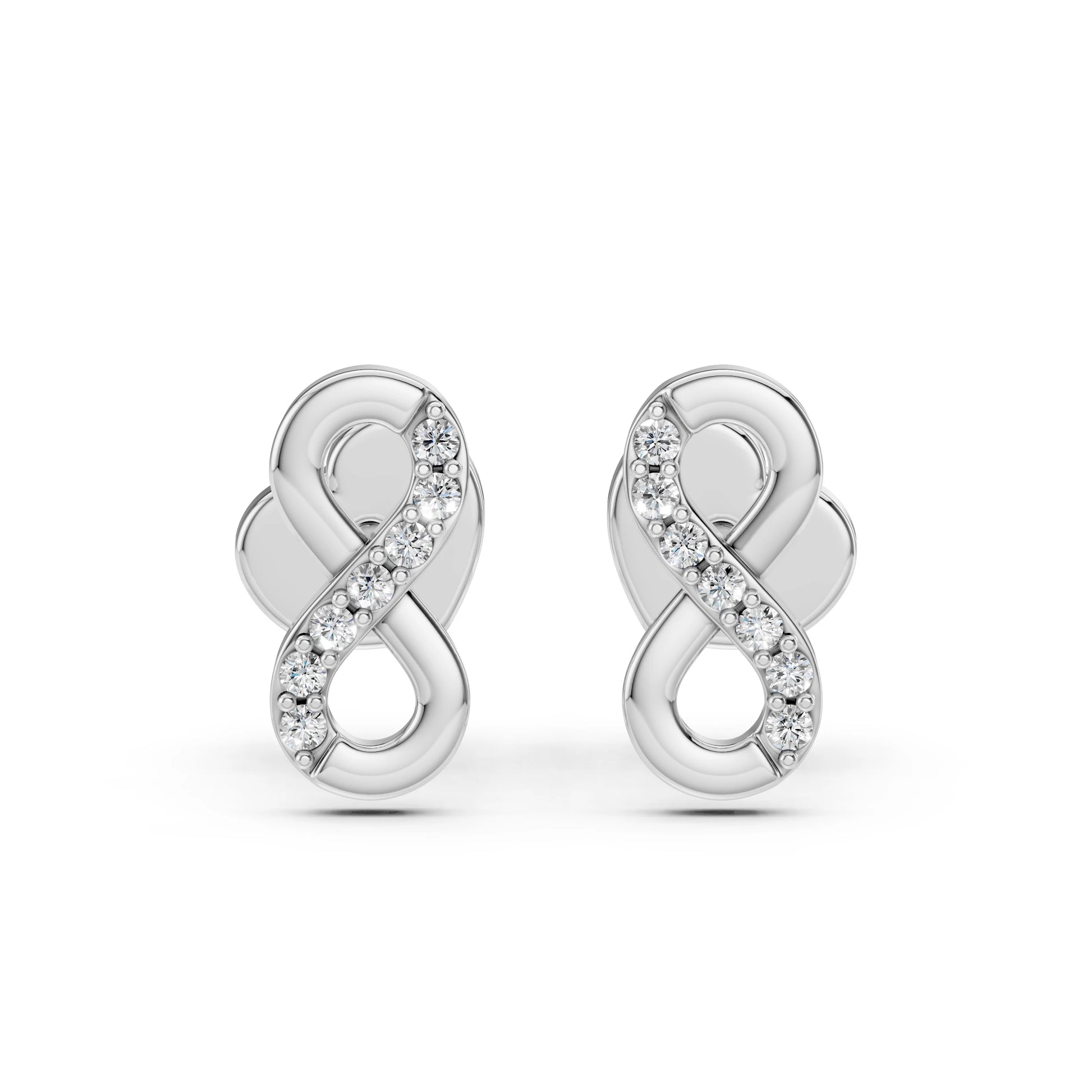 Minimalism Earring (Round), 0.09 ct — 102-10092