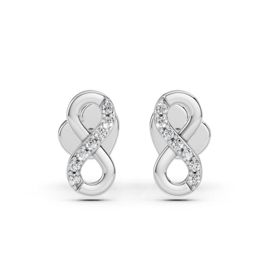 Minimalism Earring (Round), 0.09 ct — 102-10092