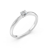 Solitaire Ring (Round), 0.2 ct — 101-10021(3.7)