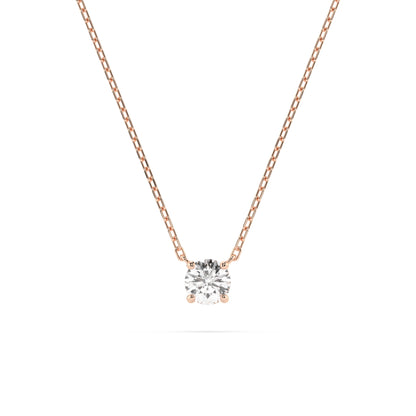 Solitaire Necklace (Round), 0.2 ct — 104-10040(3.7)